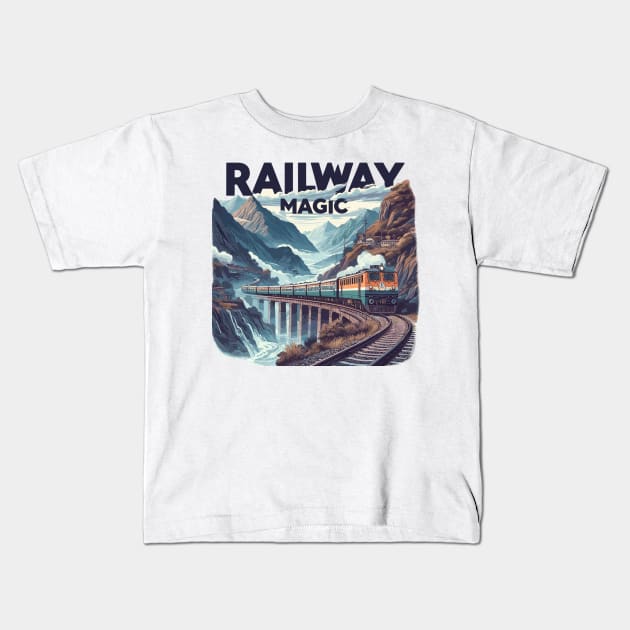 Railway Kids T-Shirt by Vehicles-Art